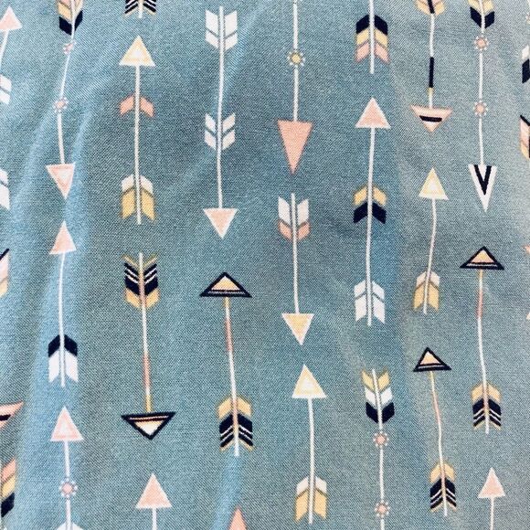 Torrid Sophie Double-Layer Teal Blue Arrow Print Swing Cami Sz 2 2X 18/20 - Picture 9 of 9